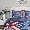 Hastings Home Hastings Home Americana Comforter Set, Full-Queen 950723TVT